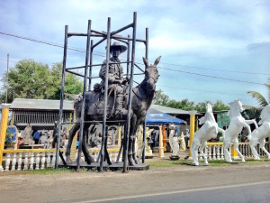 Managua Donkey Rider Statue