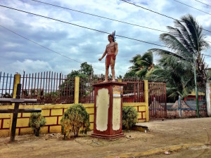 Managua Wooden Indian Statue