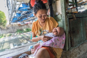 Jakarta Baby Under Bridge