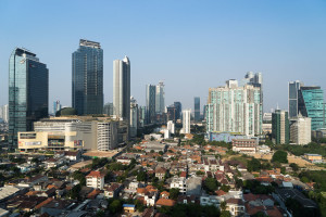 Jakarta South City Skyline