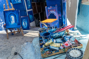 Chefchaouen Art Studio Closeup