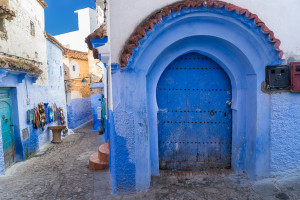 Chefchaouen Old Wooden Door