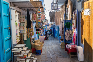 Chefchaouen Narrow Medina Shops