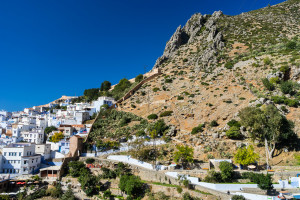 Chefchaouen Steep Mountain Wall