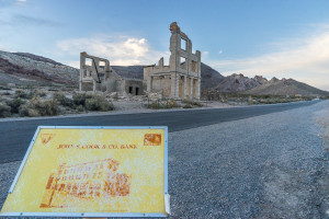 DeathValley Rhyolite Ghost Bank