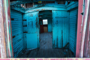 DeathValley Rhyolite Caboose Interior