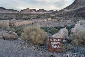 DeathValley Rhyolite Miners Hall