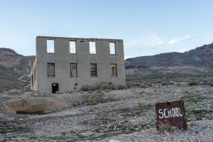 DeathValley Rhyolite Ghost School