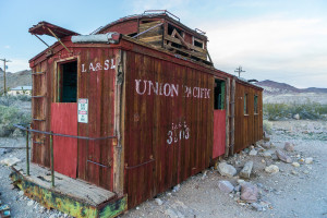DeathValley Rhyolite Ghost Caboose