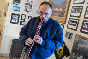 DeathValley Rhyolite Flute Playing